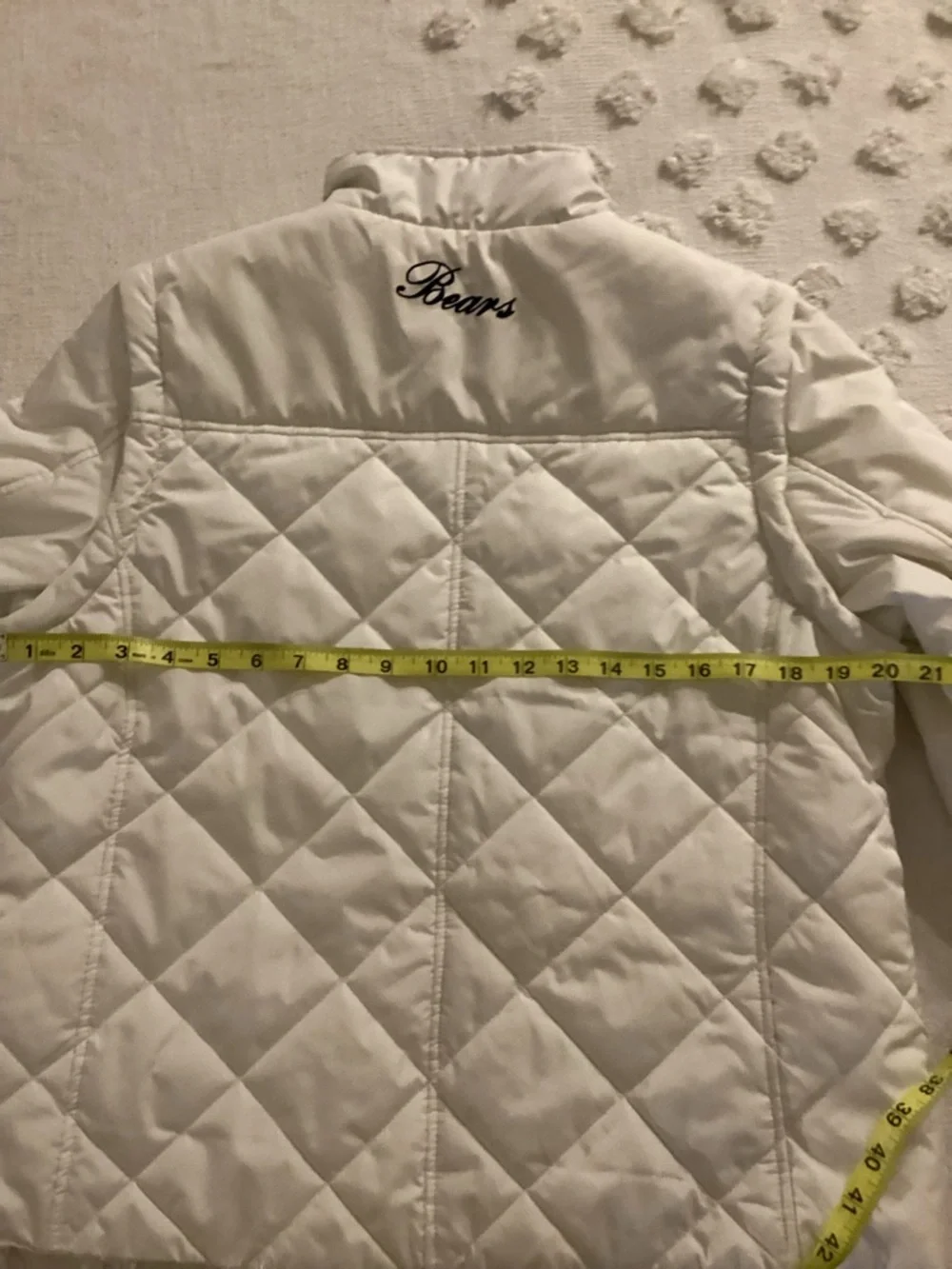 Chicago Bears Womens Drop Back Hooded Full Zip Jacket White by G-III @8